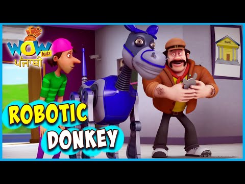 chacha-bhatija-cartoon-in-punjabi-|-robotic-donkey-|-punjabi-cartoons-for-kids-|-wow-kidz-punjabi