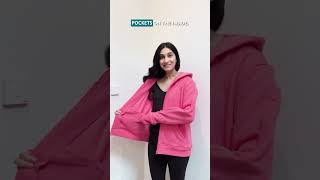 Adaptive Full Zip Hoodie Features Explained 💙 Hidden Arm Access, Thumbholes & Device Pockets