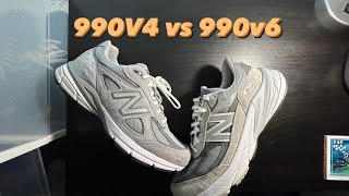 New Balance 990V4 vs 990V6. Which is the best lifestyle 990?