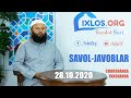 LIVE: Savol-javoblar | 28.10.2020