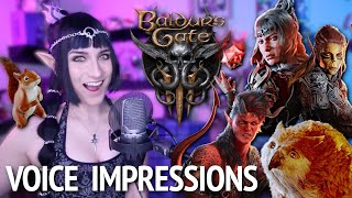 Baldur's Gate 3 Character VOICE IMPRESSIONS (Act 1 ONLY) by Brizzy Voices 33,872 views 7 months ago 8 minutes, 19 seconds