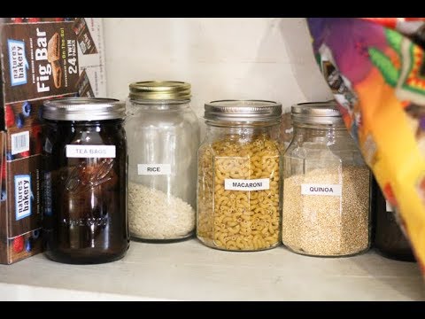 How to Organize Pantry staples (plus my free printable - Pantry Master