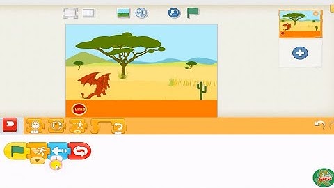 ScratchJr #11 Game khủng long bằng ScratchJr | Dinosaur game in ScratchJr