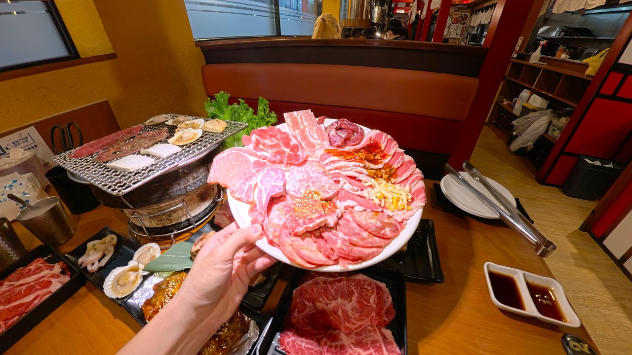 Eating at the Highest Rated AYCE Yakiniku BBQ Restaurant