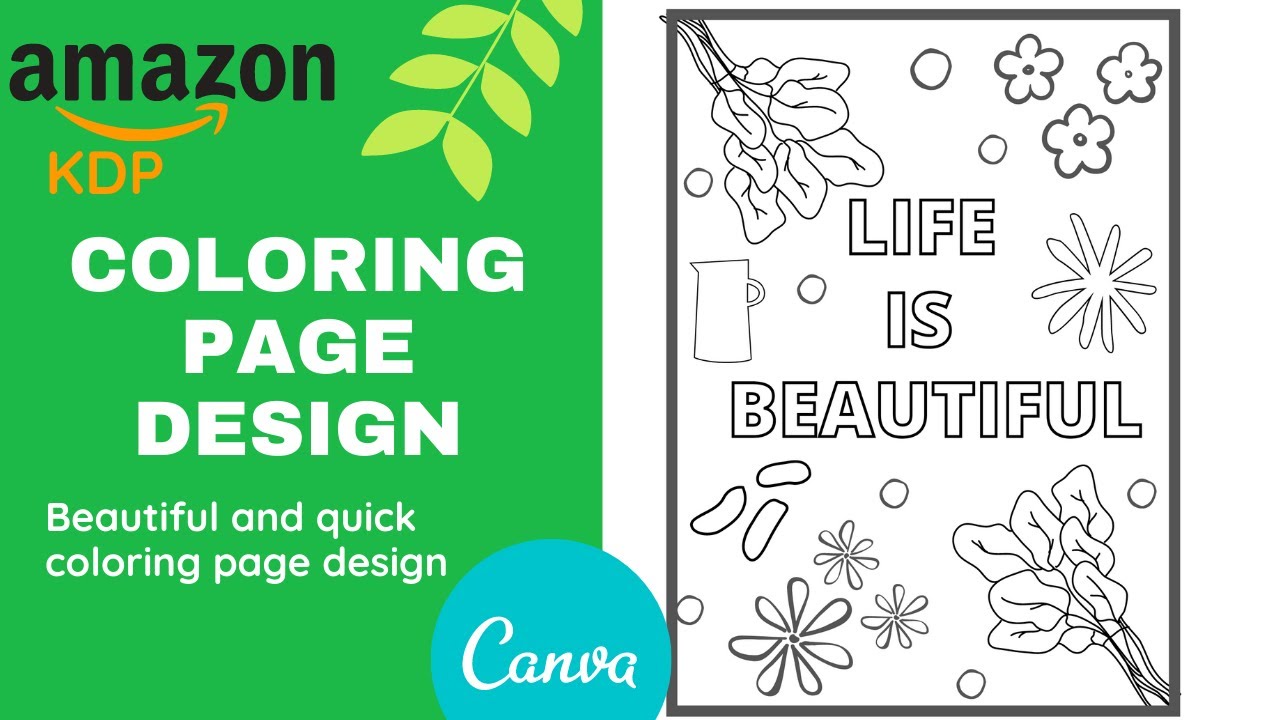 How to Make a Coloring Book, Design Coloring Pages