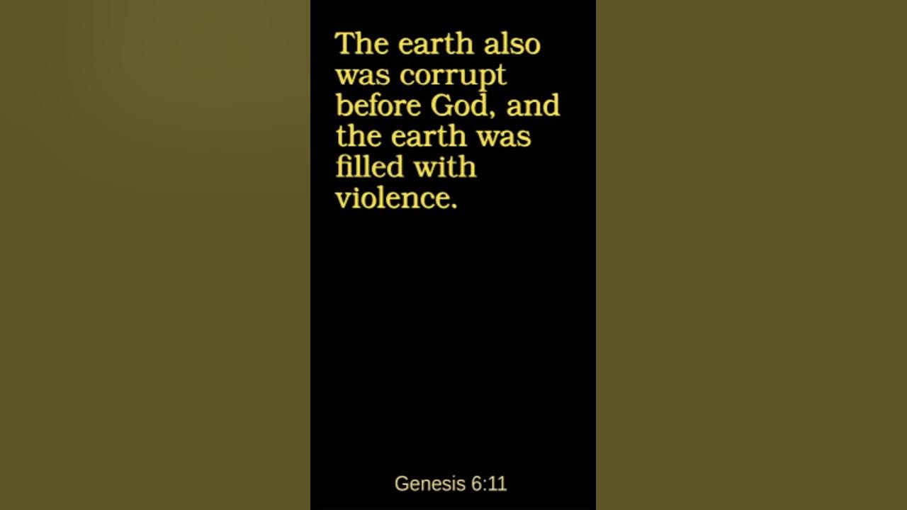 Genesis 6:11 - King James Version