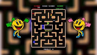 2 Player Ms Pac Man Twin! MAME Demonstration! Mini Classics!