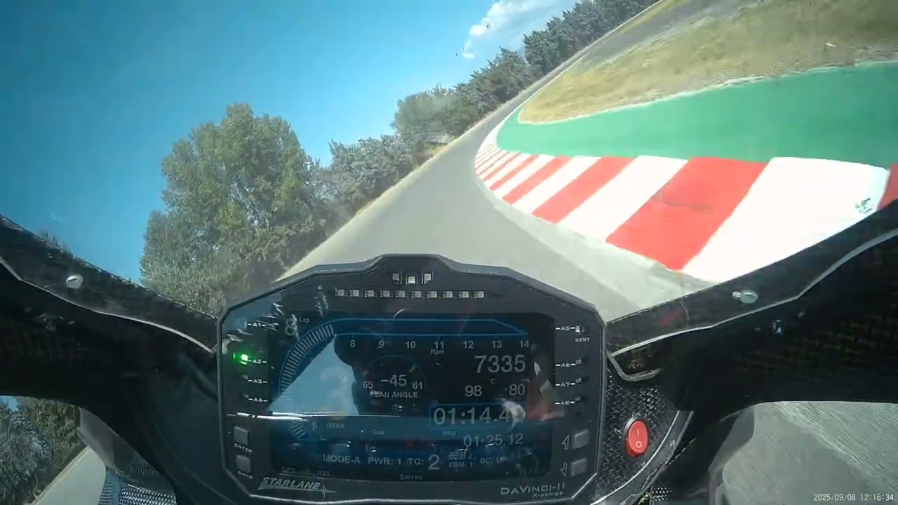 Serres open track day Yamaha R1 GYTR first session 1.25.12