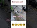 girl fall in manhol # #trading #awerness