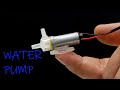 How to make mini water pump at home - DIY water pump using mini dc motor