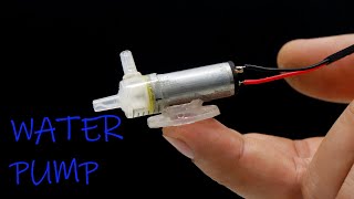 How to make mini water pump at home - DIY water pump using mini dc motor