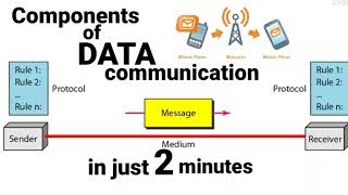 Components of data communication. screenshot 4