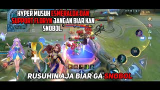 hyper Esmeralda dan support floryn jangan biarkan snowball,,,,,,,,, Rusuhin aja Biar ga snowballl