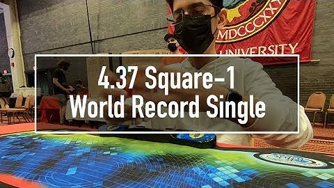 4.37 Square-1 World Record Single (Former) | Sameer Aggarwal