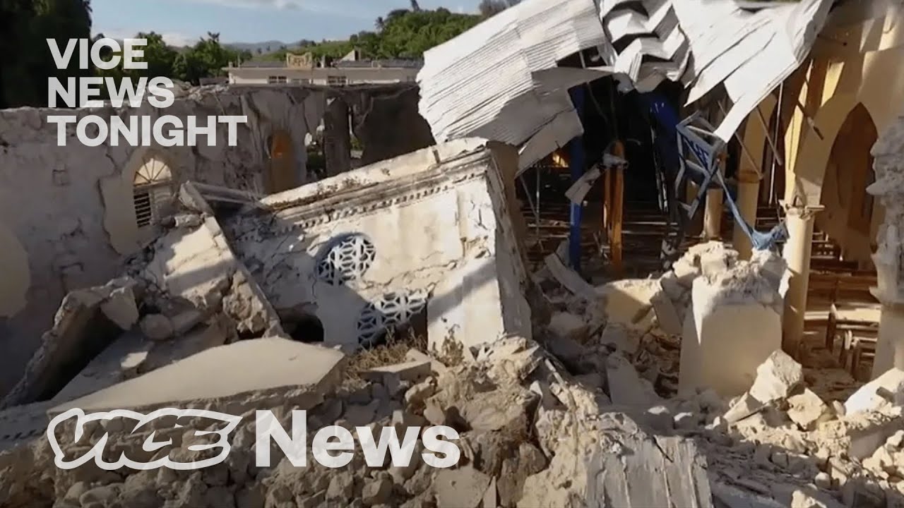 Film backdrop image for Haiti Gets Battered By Tropical Storm Days After Deadly Earthquake (2021)