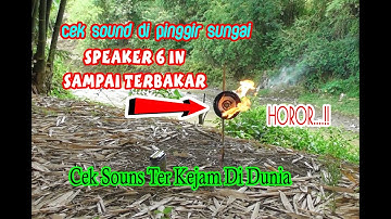 cek sound speaker 6 in sampai terbakar miniatur sound system