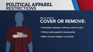What you can and cannot wear and bring to a polling place