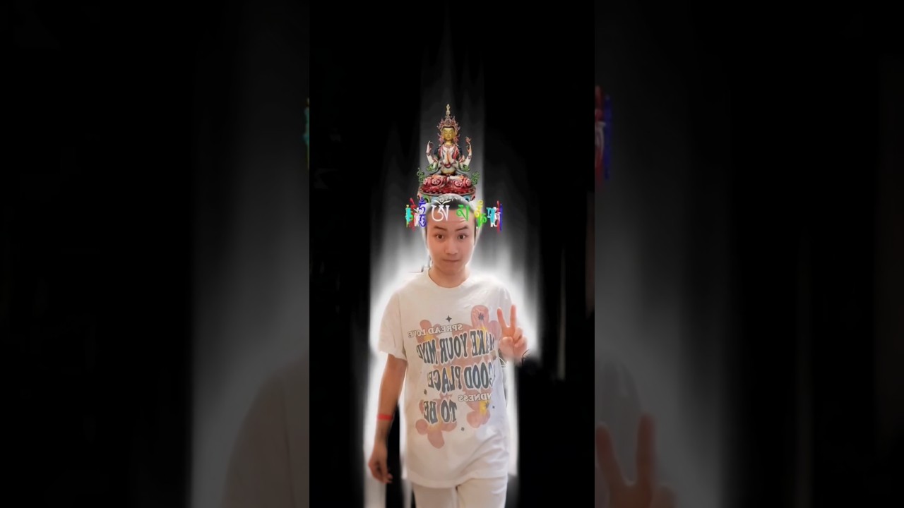 Guanyin&rsquo;s awe-inspiring power! Stunning effects with a handsome young man; mantra dazzles#shorts