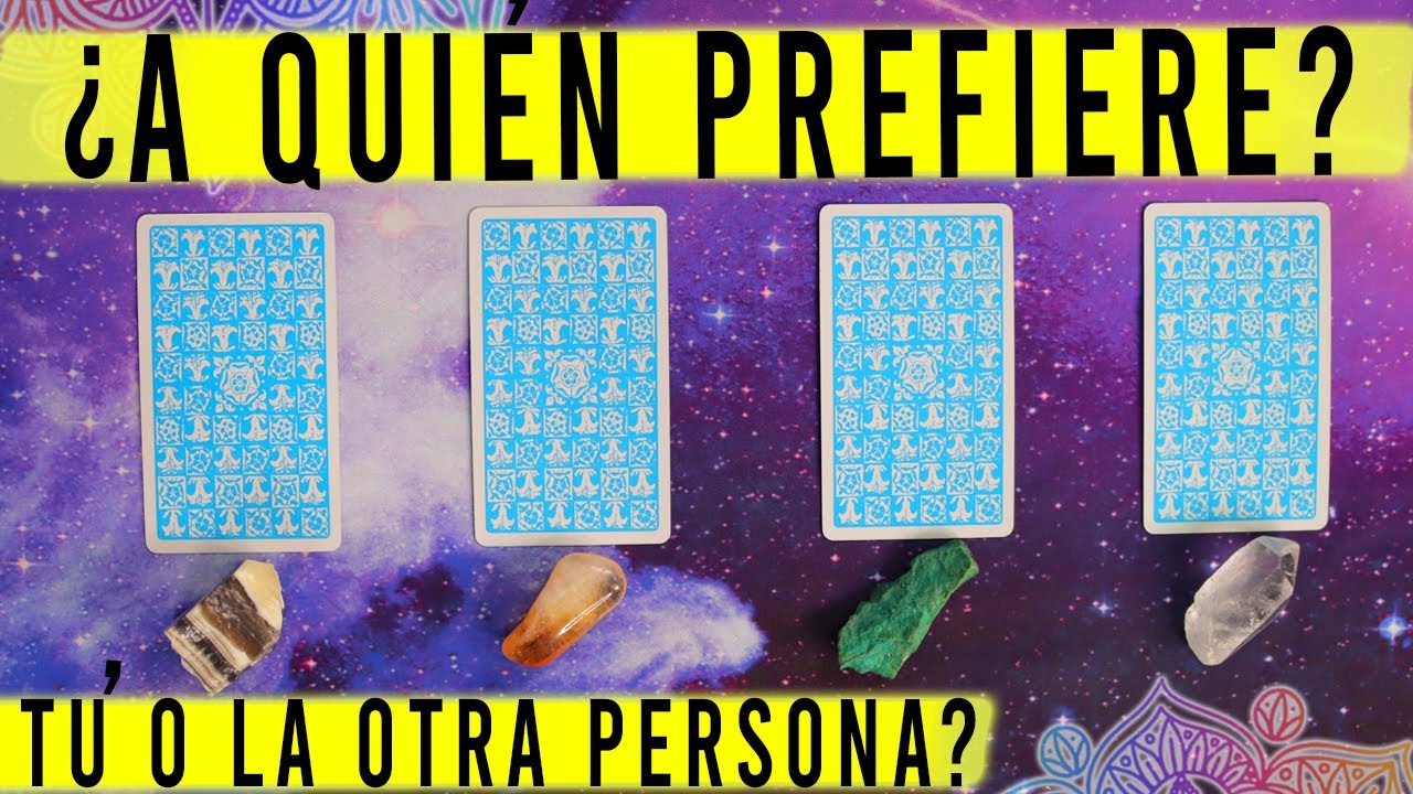 TÚ O LA OTRA PERSONA, ¿A QUIÉN PREFIERE? 💔- Tarot interactivo🔮✨