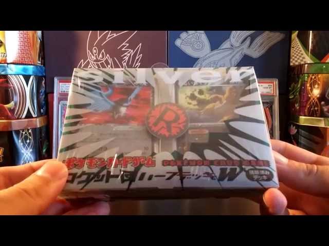 Pokemon Japanese Silver Deck Kit Opening! - YouTube