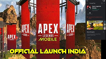 Apex Legends Mobile Official Launch INDIA | Updates | Android IOS | Apex Legend India Main Kab Ayega