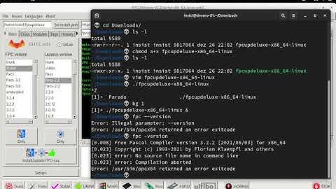 #7: Instalar o Lazarus-IDE com fpcupdeluge - Desenvolvimento com FreePascal/Lazarus com Linux