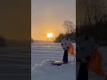 Жерлицы на рассвете #фишермания #рыбалка #shorts #зимняяловля #окунь #щука #судак #жерлицы #youtube