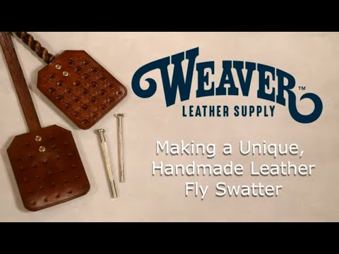 Making a Unique Leather Fly Swatter