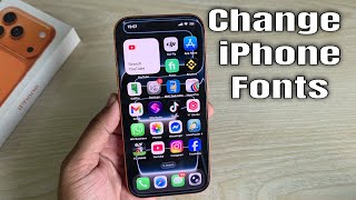 Iphone 17 Propro Max How To Change Fonts On Iphone