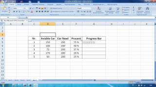 Excel#11 Шкала прогресса в Excel