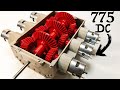 900W Crazy Powerful Gearbox With SIX 775 DC Motors - 3D Printed