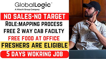 Global Logic Mapping Process Jobs For Freshers 2024