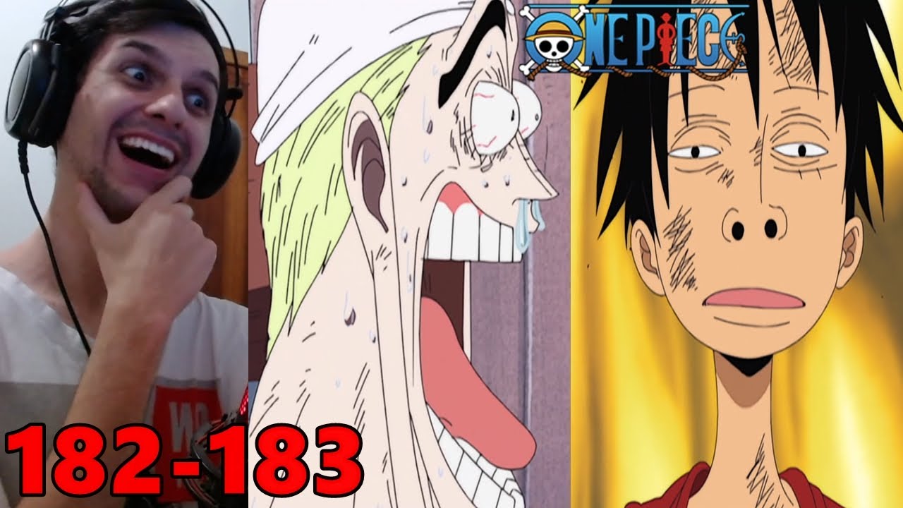 LUFFY VS ENEL One Piece REACT Episódios 182 e 183 (Dublado PTBR