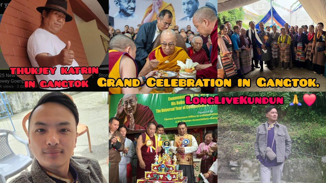 Trungkar 2025| 90th Birthday Celebration of H.H. The 14th Dalai Lama in Gangtok| Sonam Gonpo| #vlog