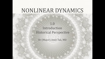 1.0 History || Nonlinear Dynamics