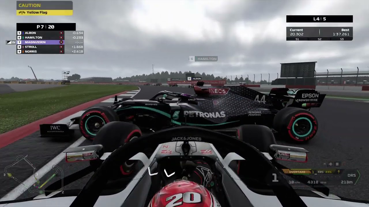 F1 2020 | Kevin Magnussen PUSHES HARD! | Haas Charge at Silverstone.