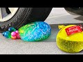 Crushing Crunchy & Soft Things by Car Compilation! - EXPERIMENT: Soda, Squishy, Tide Pods & More!
