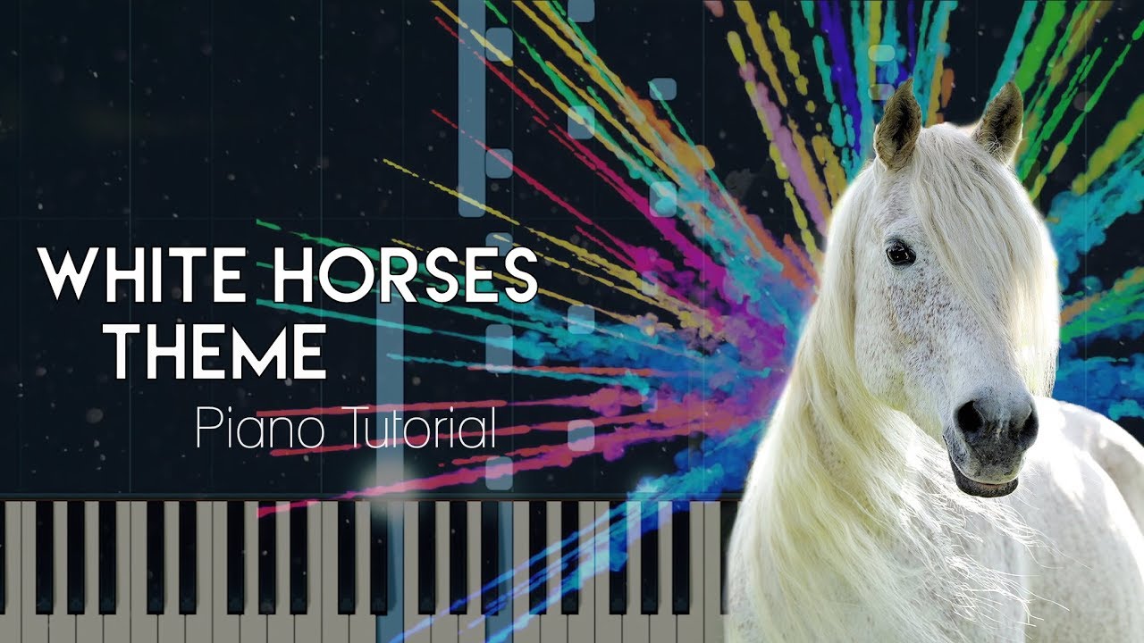 Jackie Lee White Horses theme Piano Tutorial/Cover YouTube