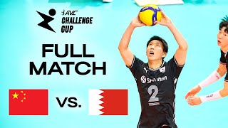 🇨🇳 CHN vs. 🇧🇭 BRN - AVC Challenge Cup 2024 | Pool Play - presented by VBTV