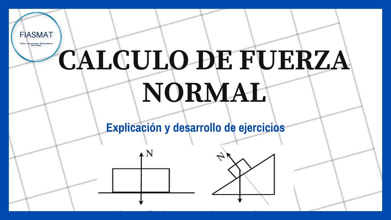 Calculo de Fuerza Normal - YouTube