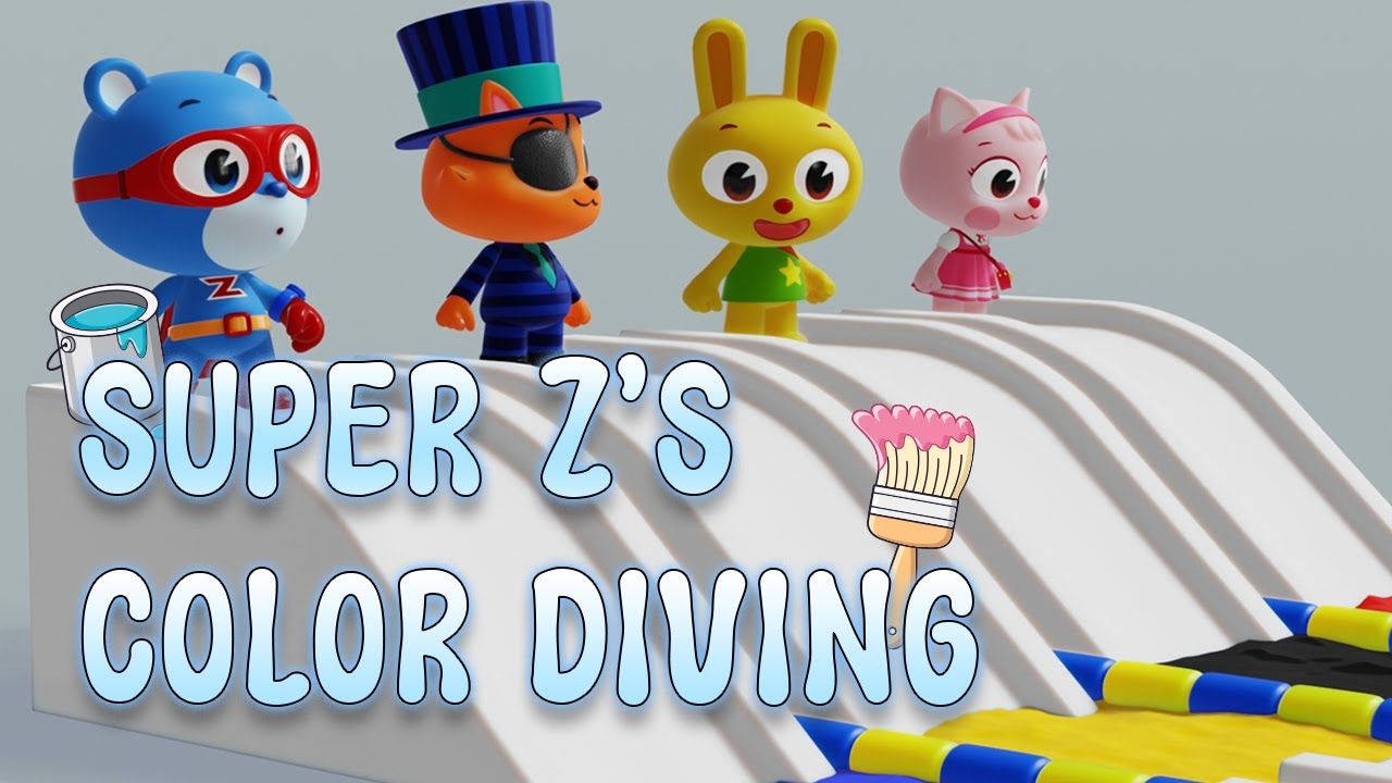 Super Z] Playing color diving with Super Z 🎨🖌️ - YouTube
