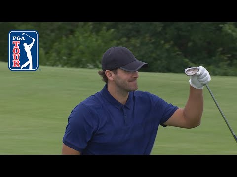 Tony Romo’s chip-in eagle at AT&T Byron Nelson 2019