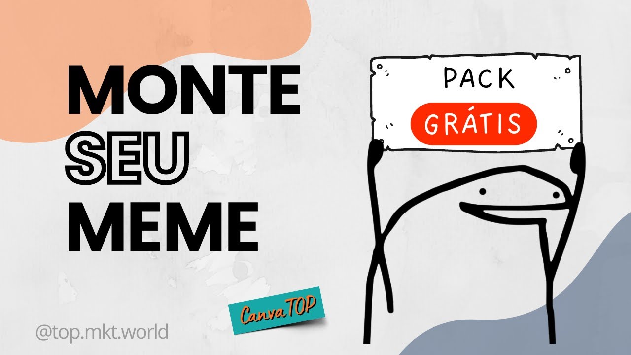 Monte o seu MEME de bonecos de palito e BAIXE GRÁTIS