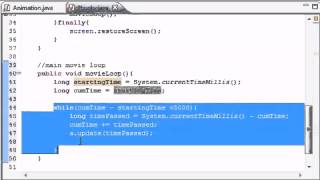 12   Java Game Development   12   Main Movie Loop
