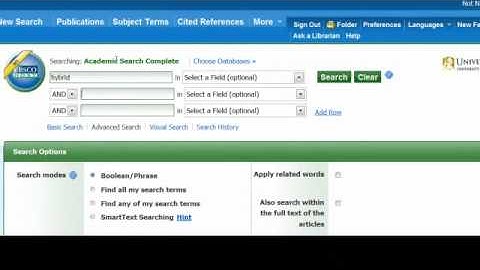 Boolean Search & Truncation