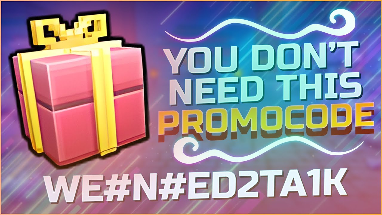 YOU DON'T NEED THIS PROMOCODE IN PIXEL GUN 3D