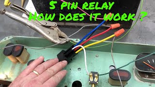 How Does A 5 Pin Relay Work ?
