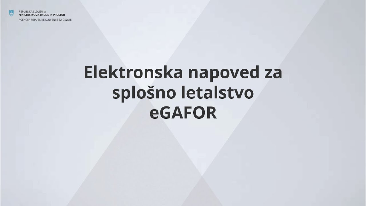 Predstavitev projekta eGAFOR