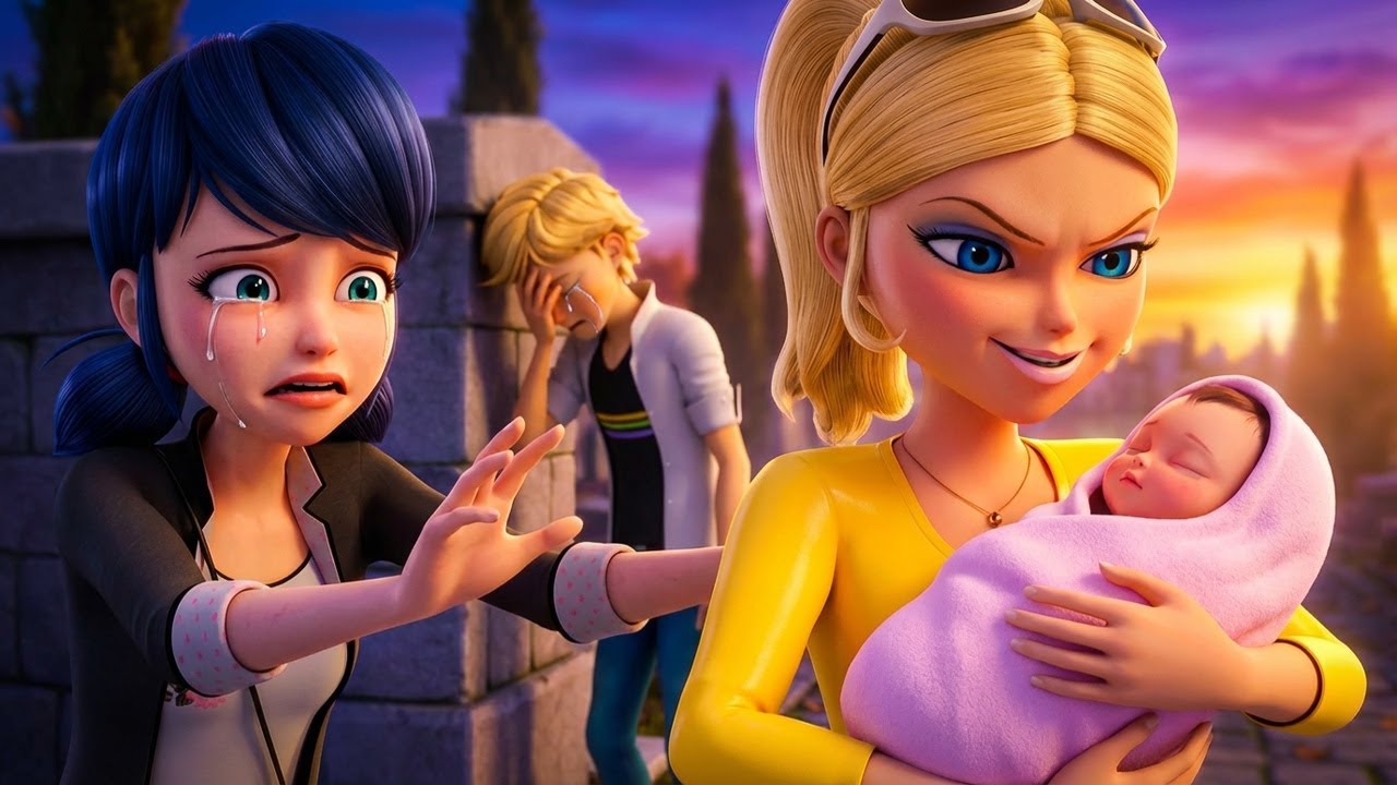 Хлоя удочеряет ребёнка Маринетт 😱💔 Грустная история из «Чудесной божьей коровки» | Адриен плачет!