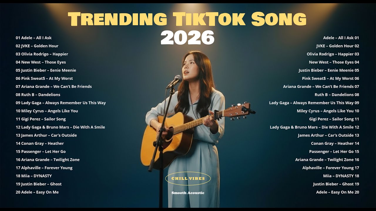 Trending TikTok Song 2026 💞🎵 | New English Cover Song | Best Acoustic Cover ~ All I Ask, Golden Hour